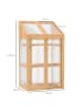 Outsunny Gewächshaus 70L x 50B x 120H cm Braun