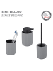 Wenko WC-Garnitur Belluno Grau Keramik, Keramik WC-Garnitur Mod. Belluno Grau, Keramik WC-Garnitur Belluno Grau in Grau