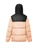 myMo Wattierte Steppjacke in Pfirsich Schwarz