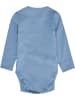 Hummel Kinder Langarmbody "Mini Solid Body Longsleeve Bee" in Blau