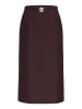 GOLDNER Klassischer Schurwoll-Schlupfrock in bordeaux / melange