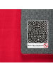 KADIMA DESIGN Teppich Kurzflor Uni-Farbe Microfaser Antirutsch Wohnzimmer waschbar in Rot