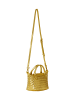 faina Women Handbag in Gold