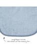 Wörner Riesen-Lätzchen mit Druckknopf 30 x 45 in blau