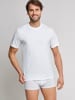 Schiesser American T-Shirt 2er-Pack Essentials in Weiß