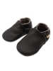 Yalion Baby Krabbelschuhe aus Leder, weiche Lauflernschuhe mit rutschfester Sohle 