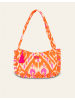 Oilily Heavens City Hobo Bag With Ruffles in Orange