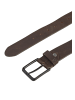 Camel Active Gürtel aus Nubukleder in Dunkelbraun