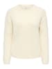 JDY Strickpullover in Cloud Dancer
