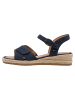 Tamaris WIDE FIT Sandalette in NAVY SUEDE
