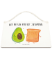 Mr. & Mrs. Panda Schild Avocado Toast mit Spruch in Weiß