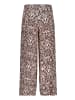 CARTOON Palazzo-Hose mit Gummizug in Patch Brown/Cream