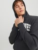 Jack & Jones Logo Print Hoodie Kapuzen  Pullover JJEJOSH in Schwarz