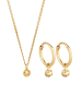 Elli Schmuckset 925 Sterling Silber in Gold