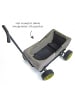 Hauck Toys Bollerwagen Eco Mobil Forest Green - faltbar in grau,beige
