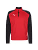 Puma Sweatshirt TeamLIGA 1/4 Zip in rot / schwarz