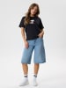 TWO SOON Jeansshorts in Light Blue Denim