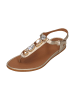 fitflop Sandalen GRACIE ULTRA-JEWEL LEATHER T-BAR in goldfarben