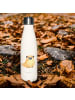Mr. & Mrs. Panda Sport Trinkflasche Mops ohne Spruch in Weiß