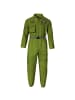 tectake Damenkostüm Jet Fighter Pilot  Elegantes Design: Olivgrüner Overall mit authenti