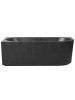 Beliani Eckbadewannen GOCTA in Schwarz - (W) 80 x (H) 60 x (L) 170 cm