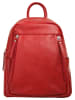 Samantha Look Rucksack echt Leder in rot