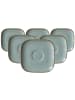 6er Set Kaffeeuntertassen Casa in Blau ø 13,5 cm