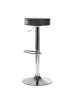 home24 Barhocker Vincent in Schwarz / Chrom
