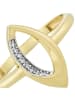 BALIA 333 Gelbgold - 8 Karat Damen Ringe Oval Fingerring 56 (17,8)