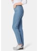 GOLDNER Kurzgröße:  Damen Jeans Slim Fit LOUISA mit Stretch-Anteil in hellblau