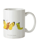 Mr. & Mrs. Panda Kaffeetasse Raupe Schmetterling ohne Spruch in Weiß