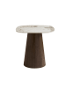 Signature Tisch ALESSANDRA in Braun - (W)58  x (H)50  x (L)50 cm