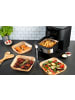 Gourmet Maxx Backpapier-Schalen für Heißluft-Fritteusen 50er-Set 23x23x4,5cm braun Braun