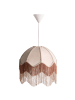 Beliani Pendelleuchten MILAGRO in Beige - (W) 40 x (H) 192 x (L) 40 cm