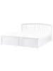 Beliani Doppelbett CLARBEC in Weiß - (W) 189 x (H) 93 x (L) 209 cm