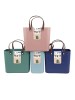 Rotho Albula 2er-Set Einkaufskörbe Taschen 25l in Horizontblau