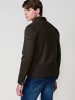 KOROSHI Kunstlederjacke in braun