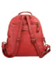 Cluty Rucksack echt Leder in rot