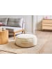 Beliani Pouf YULLE in Beige - (W) 60 x (H) 25 x (L) 60 cm