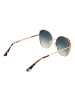 Bulget Frauen Sonnenbrille Katzenauge Gold