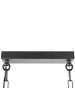 Beliani Pendelleuchten MUGER in Schwarz - (W) 60 x (H) 117 x (L) 25 cm