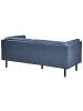 Beliani 2-Sitzer Sofa VORGOD in Blau - (W) 180 x (H) 76 x (L) 84 cm