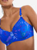 Triumph Bügel-Bikini-Top Red Label Summer Tropics in BLUE COMBINATION