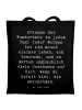 Mr. & Mrs. Panda Tote Bag Spruch Erleuchtung im Alltag mit Spruch in Schwarz