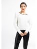 faina Damen Strickpullover in Weiss