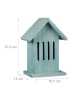 relaxdays Schmetterlingshaus in Türkis - (B)18,5 x (H)25,5 x (T)12 cm