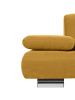 others SOFA 2-Sitzer Kaye Bezug Veloursstoff Metallfuß verchromt / mais