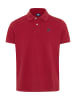Polo Sylt Poloshirt mit Label-Stickerei in Rot