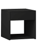 VCM  Holz Nachttisch Nachtschrank Schublade Sledo Mini in Schwarz
