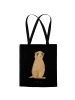 Mr. & Mrs. Panda Shopping Bag Erdmännchen ohne Spruch in Schwarz